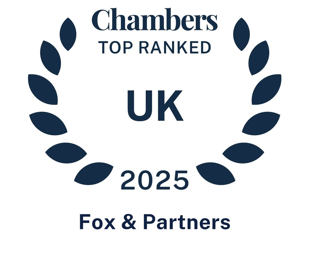 Chambers Top Ranked 2023 - UK - Fox & Partners